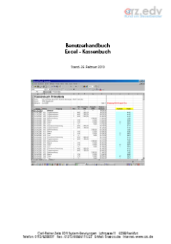 Bild zu Kassenbuch mit Excel erstellen - Handbuch