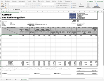 Mobiles Aufmassprogramm für Excel: Streit