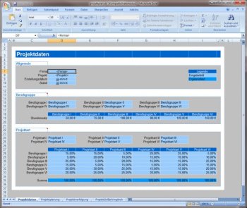 Kostenlose Projektplan-Vorlage für Excel